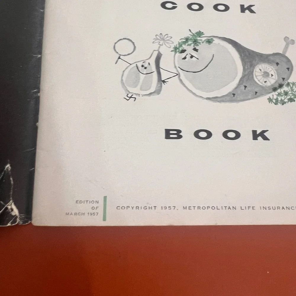 Vintage 1957 Metropolitan Cook Book Metropolitan Life Insurance Company Booklet